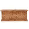 Buy Artwork Mango Wood Coffee Table & Blanket Box, 3 from Furnituretta