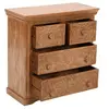 Buy Artwork Mango Wood Chest Of Drawers, 5 from Furnituretta