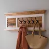 Buy Alfie Wooden Wall Coat Hanger with Hooks from Furnituretta
