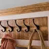 Buy Alfie Wooden Wall Coat Hanger with Hooks, 4 from Furnituretta