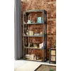 Buy Ascot Large Bookcase – Bold Handcrafted Industrial Design with Reclaimed Wood & Distressed Metal, 2 from Furnituretta