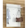 Buy Tenby White Hallway Wall Mounted Coat Rack from Furnituretta