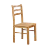 Buy New York Chairs – Natural Oak | Pair of Solid Rubberwood Dining Chairs from Furnituretta