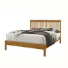 Buy Ascot King Size Bed: Sleek & Durable, Colour: Oak, Size: 5ft/King , Item Width: 162 from Furnituretta