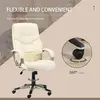 Buy HOMCOM Home Office Chair High Back Computer Desk Chair, 6 from Furnituretta