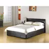 Buy Fusion Storage PU Double Bed Black, Colour: Black, Size: Double from Furnituretta