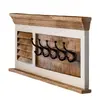Buy Alfie Wood Shoe Rack & Hanger Wall Hook Set, 9 from Furnituretta