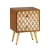Buy Edison 2 Drawer Side Table from Furnituretta