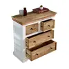 Buy Alfie Solid Mango Wood 4 Chest Of Drawers, 10 from Furnituretta