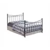 Buy Alderley Metal Small Double Bed in Black - Perfect for Modern Bedrooms, Colour: Black, Size: 4ft/Small Double, Item Width: 125 from Furnituretta