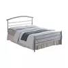 Buy Elegant Brennington Metal Double Bed in Silver - Perfect for Any Room, Colour: Silver, Size: 4ft 6/Double, Item Width: 145.5 from Furnituretta