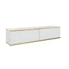 Buy Oro Floating TV Cabinet 135cm White, Colour: White, Item Width: 135, 6 from Furnituretta