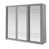 Buy Arti AR-02 Sliding Door Wardrobe Grey Matt 250cm, Colour: Grey Matt, Item Width: 250, 6 from Furnituretta