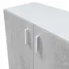 Buy Alford 2 Door Wide Universal Wall Storage Cupboard Grey and White, 2 from Furnituretta