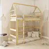 Buy Wooden Gloria Loft Bed – Space-Saving Style for Kids, Colour: Pine, Mattresses: Without Mattress from Furnituretta