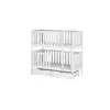 Buy David Wooden Bunk Bed – Space-Saving with Storage Drawers, Colour: White Matt, Mattresses: Without Mattresses, 5 from Furnituretta