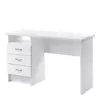Buy Function Plus Desk – Sleek 3-Drawer Workspace in White, 3 from Furnituretta