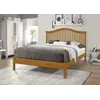Buy Chester Oak King Size Wooden Bed Frame (5ft), Colour: Oak, Bed Size: King (5ft), Item Width: 162, 3 from Furnituretta