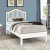 Buy Chester White Single Bed Frame - Perfect for Modern Bedrooms, Colour: White, Size: 3ft/Single, Item Width: 98 from Furnituretta