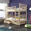 Buy Wooden Bunk Bed Nemo with Storage Pine, Colour: Pine, Mattresses: Foam/Bonnell Mattresses, 5 from Furnituretta
