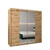 Buy Verona 04 Sliding Door Wardrobe Oak Artisan 200cm, Colour: Oak Artisan, Item Width: 200, 6 from Furnituretta