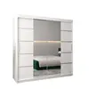 Buy Verona 04 Sliding Door Wardrobe White 200cm, Colour: White, Item Width: 200, 6 from Furnituretta