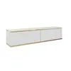 Buy Moro Floating TV Cabinet White 135cm, Colour: White, Item Width: 135, 5 from Furnituretta