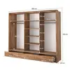 Buy Arti AR-01 Sliding Door Wardrobe Oak Shetland 250cm, Colour: Oak Shetland, Item Width: 250, 7 from Furnituretta
