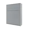 Buy BC-12 Vertical Wall Bed Concept – Grey Matt 160 cm | Space-Saving Queen Bed, Colour: Grey Matt, Size: 160 x 200cm, 5 from Furnituretta
