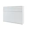 Buy BC-04 Horizontal Wall Bed – White Matt 140cm | Fold-Away Bed with Shelves & Soft-Close System, Colour: White Matt, Size: 140 x 200cm, 5 from Furnituretta