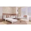 Buy Wooden Bunk Bed Blanka with Trundle and Storage White Matt, Colour: White Matt, Mattresses: Foam/Bonnell Mattresses, 11 from Furnituretta