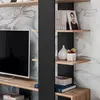 Buy Eco Entertainment TV Unit Black, Colour: Black, Item Width: 190, 9 from Furnituretta