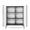 Buy Nova Highboard Cabinet Black Matt 104cm, Colour: Black Matt, Item Width: 104, 5 from Furnituretta