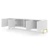 Buy Surf TV Cabinet White 200cm, Colour: White, Item Width: 200, 4 from Furnituretta