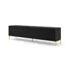 Buy Surf TV Cabinet Black 200cm, Colour: Black, Item Width: 200, 3 from Furnituretta