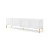 Buy Surf TV Cabinet White 200cm, Colour: White, Item Width: 200, 3 from Furnituretta