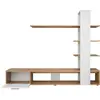 Buy Eco Entertainment TV Unit White, Colour: White, Item Width: 190, 5 from Furnituretta