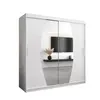 Buy Elypse Sliding Door Wardrobe White 200cm, Colour: White, Item Width: 200, 6 from Furnituretta