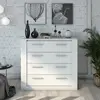 Buy Idea ID-10 Chest of Drawers White Matt, Colour: White Matt, Item Width: 100, 6 from Furnituretta