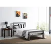 Buy City Block Small Double Bed: Sleek & Stylish, Colour: Grey, Size: 4ft/Small Double, Item Width: 123.5, 5 from Furnituretta