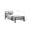 Buy City Block Single Bed: Sleek & Stylish, Colour: White, Size: 3ft/Single, Item Width: 96, 4 from Furnituretta