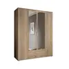 Buy Karl Hinged Door Wardrobe – Oak Sonoma Finish, 160 cm Wide, Colour: Oak Sonoma, Item Width: 160, 4 from Furnituretta