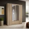 Buy Karl Hinged Door Wardrobe – Oak Sonoma Finish, 160 cm Wide, Colour: Oak Sonoma, Item Width: 160 from Furnituretta