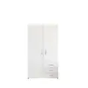 Buy Harry 2 Door Wardrobe – Compact Storage in White (100 cm), 3 from Furnituretta