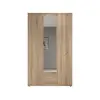 Buy Karl Hinged Door Wardrobe – Oak Sonoma Finish, 120 cm Wide, Colour: Oak Sonoma, Item Width: 120, 8 from Furnituretta