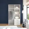Buy Harry 2 Door Wardrobe – Compact Storage in White (100 cm), 2 from Furnituretta