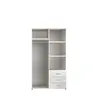 Buy Harry 2 Door Wardrobe – Compact Storage in White (100 cm), 4 from Furnituretta