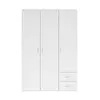 Buy Base Hinged Door Wardrobe – Compact & Versatile (120 cm), Colour: White, Item Width: 120, 5 from Furnituretta