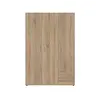 Buy Base Hinged Door Wardrobe – Oak Sonoma Finish (120 cm), Colour: Oak Sonoma, Item Width: 120, 6 from Furnituretta