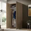 Buy Base 2 Door Hinged Wardrobe – Oak Sonoma Finish (80 cm), Colour: Oak Sonoma, Item Width: 80, 5 from Furnituretta